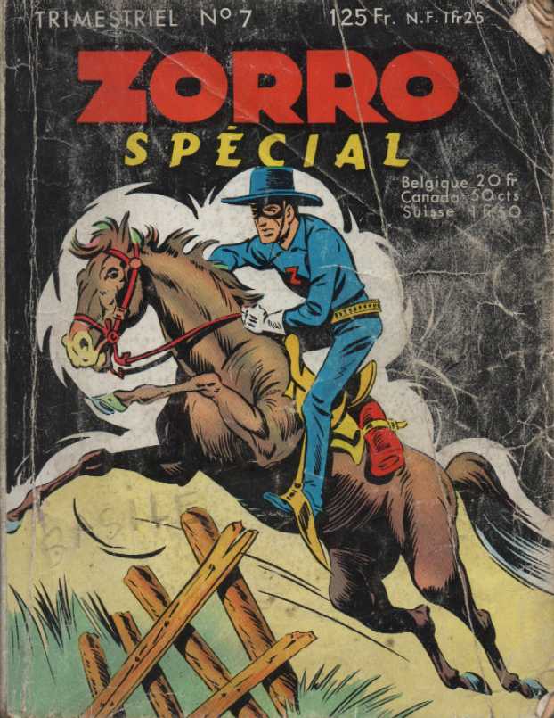 Une Couverture de la Srie Zorro Spcial